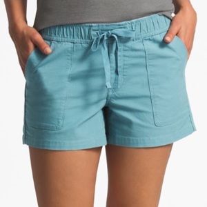 North Face Teal Hiking Shorts L/XL